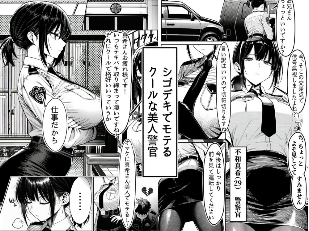 女性警察官（29歳）が、チンピラのチンポに逆取り調べをされて 画像1