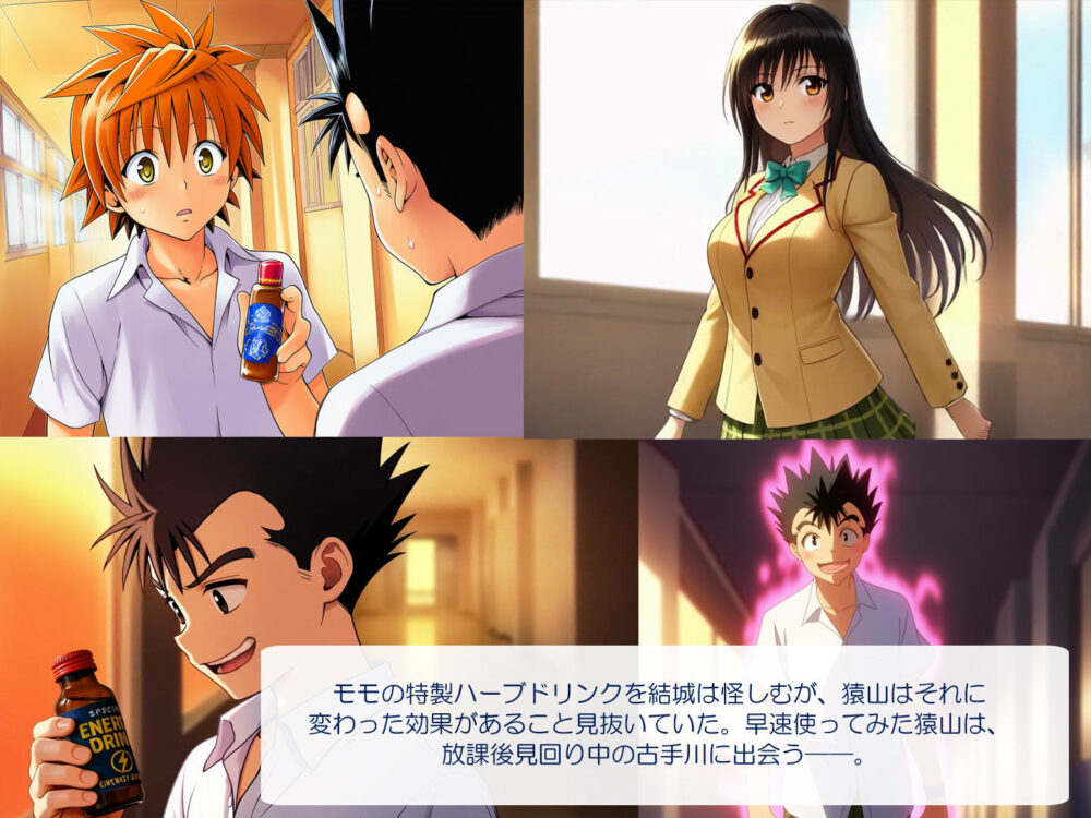 夢のハーレムでヒロインたちを次々とハメ倒した話【とらぶる外伝】 画像1