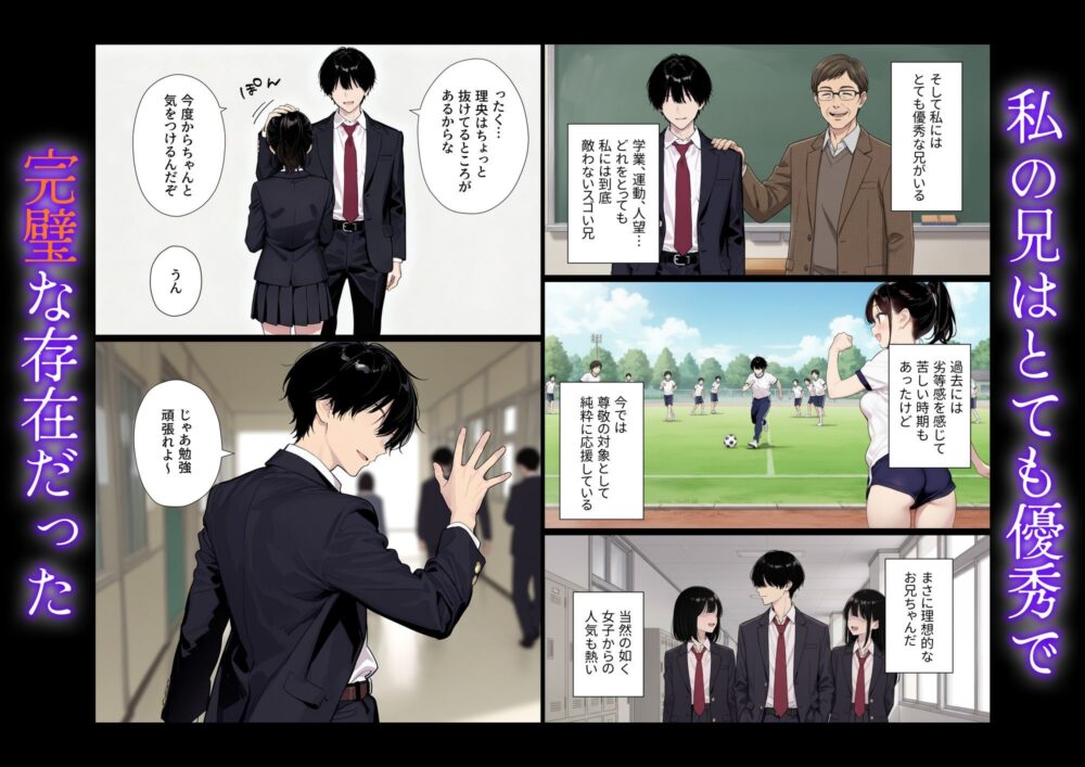 完璧だった兄が彼女にフラれて崩壊、妹への中出し依存セックスがもう止まらない 画像1