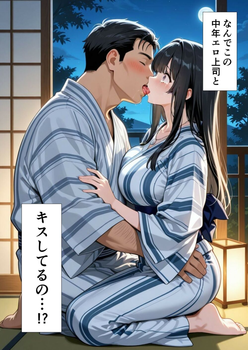 彼氏との誕生日デートで初夜を迎えるはずが...中年上司との出張相部屋で寝取られた話。 画像2