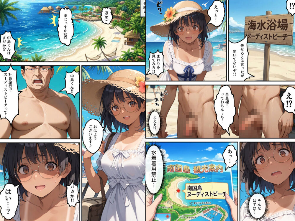 社員旅行でヌーディストビーチってバカなのか！？ー完璧新人ちゃんの失敗プラン！ 画像5