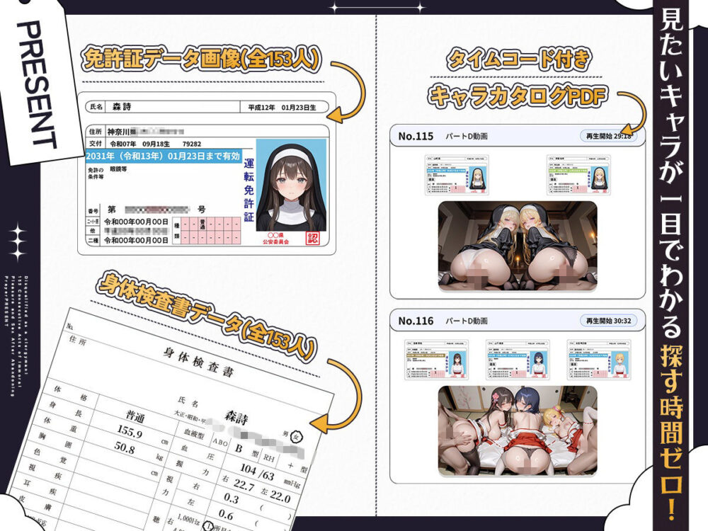【4K神画質】聖職者 失格！祈りを捨てた背徳悦びSEX153連発！【146分】 画像1